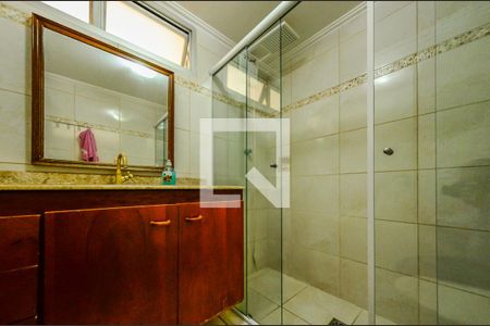 Banheiro da Suíte de apartamento para alugar com 1 quarto, 45m² em Botafogo, Campinas