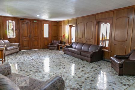Hall de entrada de apartamento para alugar com 1 quarto, 60m² em Aparecida, Santos