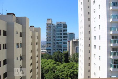 Studio para alugar com 55m², 1 quarto e 1 vagaVista da sacada 
