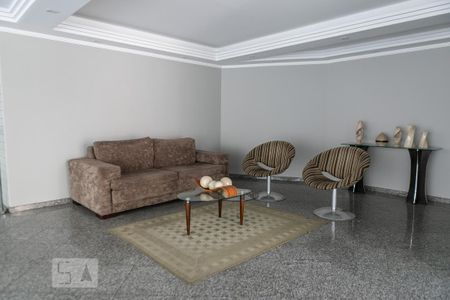 Hall de entrada de apartamento para alugar com 2 quartos, 60m² em Boqueirão, Santos