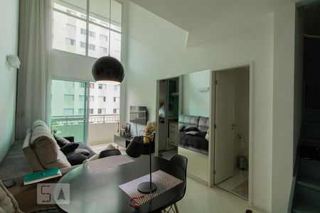 Sala de apartamento para alugar com 1 quarto, 50m² em Vila Nova Conceição, São Paulo