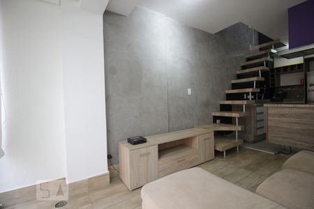Sala de apartamento à venda com 1 quarto, 62m² em Panamby, São Paulo