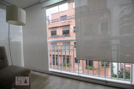Sala de apartamento à venda com 1 quarto, 62m² em Panamby, São Paulo