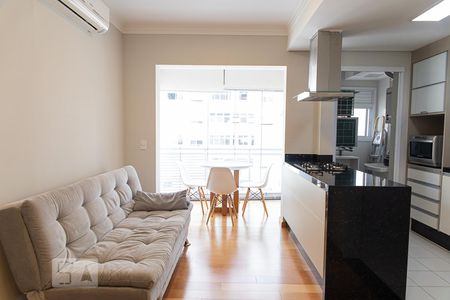 Sala de apartamento para alugar com 1 quarto, 49m² em Centro, São Paulo