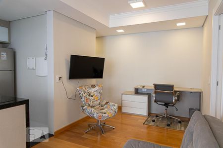 Sala de apartamento para alugar com 1 quarto, 49m² em Centro, São Paulo