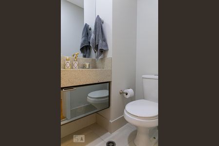 Lavabo de apartamento para alugar com 1 quarto, 49m² em Centro, São Paulo