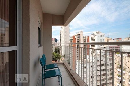 Varanda de apartamento para alugar com 2 quartos, 55m² em Bela Vista, São Paulo