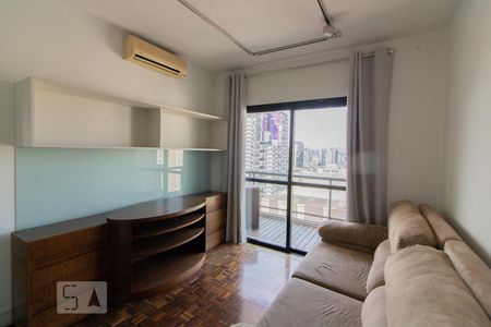 Sala de apartamento para alugar com 1 quarto, 41m² em Vila Olímpia, São Paulo