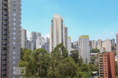 Vista da sala de apartamento para alugar com 2 quartos, 42m² em Vila Andrade, São Paulo