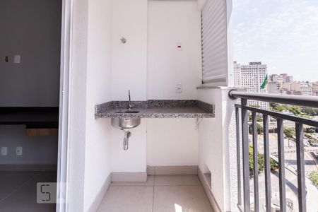 Varanda de kitnet/studio para alugar com 1 quarto, 25m² em Bela Vista, São Paulo