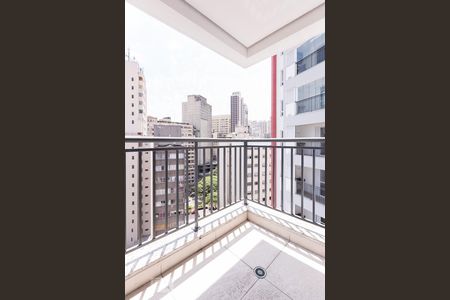Varanda de kitnet/studio para alugar com 1 quarto, 25m² em Bela Vista, São Paulo