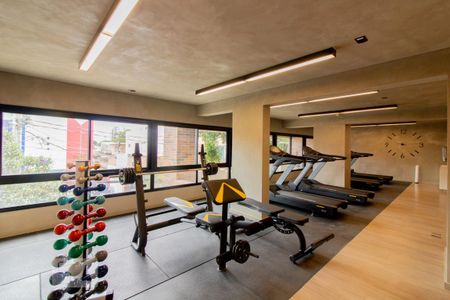 Studio para alugar com 27m², 1 quarto e sem vaga Studio para alugar com 27m², 1 quarto e sem vagaÁrea comum - Academia