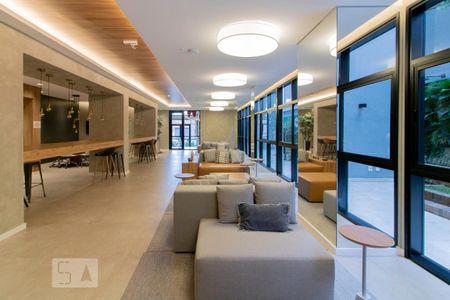 Studio para alugar com 27m², 1 quarto e sem vaga Studio para alugar com 27m², 1 quarto e sem vagaHall
