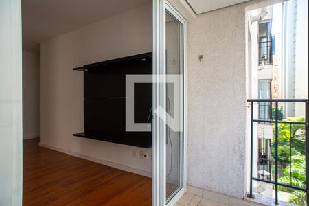 Varanda da Sala de apartamento para alugar com 2 quartos, 62m² em Bela Vista, São Paulo