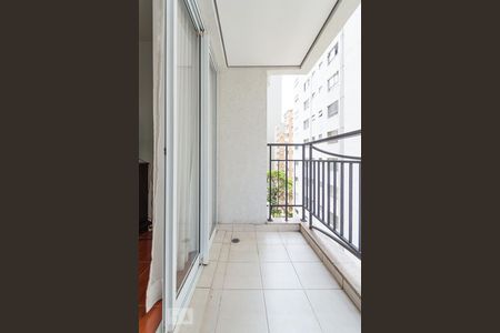 Varanda da Sala de apartamento para alugar com 2 quartos, 62m² em Bela Vista, São Paulo