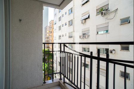Varanda da Sala de apartamento para alugar com 2 quartos, 62m² em Bela Vista, São Paulo