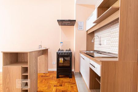 Studio à venda com 26m², 1 quarto e sem vagaCozinha