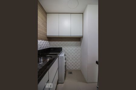 Studio para alugar com 38m², 1 quarto e sem vaga Studio para alugar com 38m², 1 quarto e sem vagaDetalhe da area de serviço