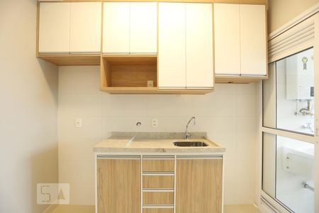 Cozinha de apartamento para alugar com 1 quarto, 42m² em Santa Efigênia, São Paulo