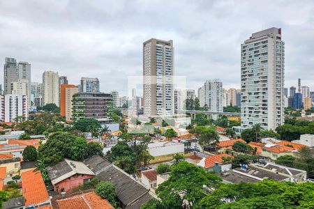 Vista da Varanda de apartamento para alugar com 1 quarto, 42m² em Brooklin Paulista, São Paulo