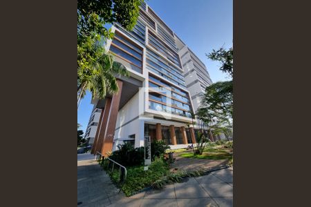 Fachada de apartamento para alugar com 1 quarto, 42m² em Brooklin Paulista, São Paulo