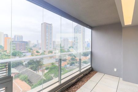 Varanda de apartamento para alugar com 1 quarto, 42m² em Brooklin Paulista, São Paulo