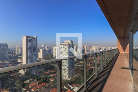 Área comum - Terraço de apartamento para alugar com 1 quarto, 42m² em Brooklin Paulista, São Paulo