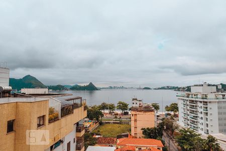 Vista da Varanda de apartamento à venda com 2 quartos, 90m² em Charitas, Niterói