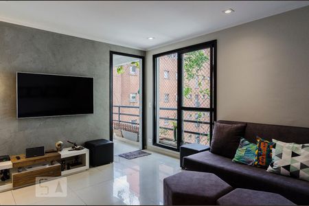 Sala de apartamento para alugar com 1 quarto, 63m² em Paraíso, São Paulo