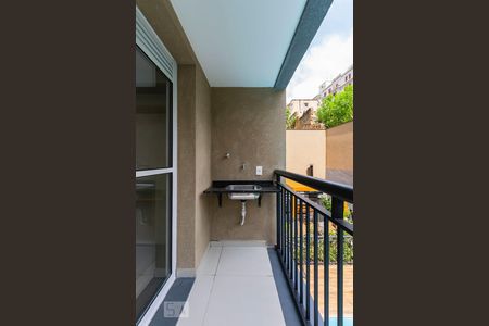 Studio para alugar com 27m², 1 quarto e sem vagaVaranda