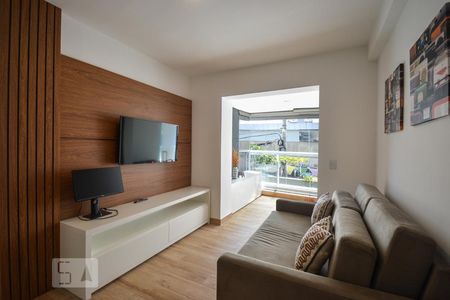 Sala de apartamento à venda com 1 quarto, 44m² em Pinheiros, São Paulo