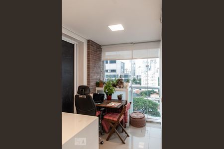 Varanda/Cozinha de kitnet/studio à venda com 1 quarto, 42m² em Vila Olímpia, São Paulo