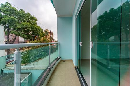 Varanda da Sala de apartamento para alugar com 3 quartos, 85m² em Parque das Nações, Santo André