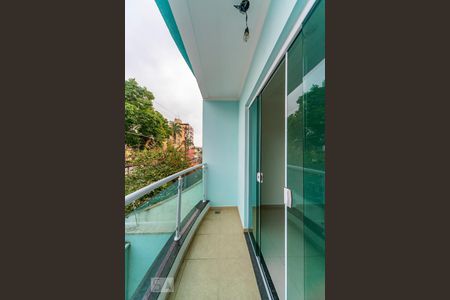 Varanda da Sala de apartamento para alugar com 3 quartos, 85m² em Parque das Nações, Santo André