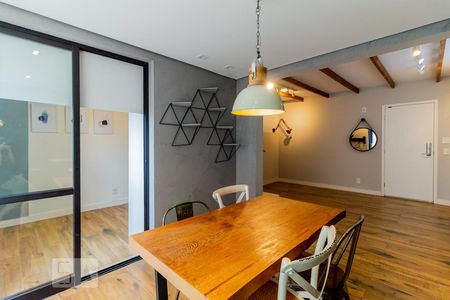 Varanda - Sala de Jantar de apartamento à venda com 2 quartos, 59m² em Bela Vista, São Paulo
