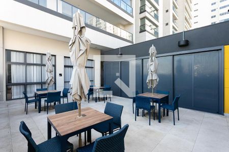 Apartamento para alugar com 25m², 1 quarto e sem vaga Apartamento para alugar com 25m², 1 quarto e sem vagaÁrea comum - Churrasqueira