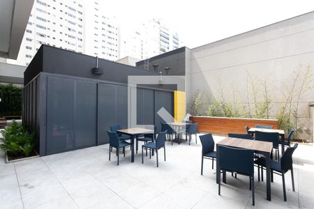 Apartamento para alugar com 25m², 1 quarto e sem vaga Apartamento para alugar com 25m², 1 quarto e sem vagaÁrea comum - Churrasqueira