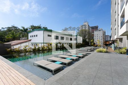 Apartamento para alugar com 25m², 1 quarto e sem vaga Apartamento para alugar com 25m², 1 quarto e sem vagaÁrea comum - Piscina