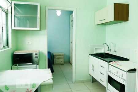 Cozinha de casa para alugar com 1 quarto, 21m² em Vila Friburgo, São Paulo