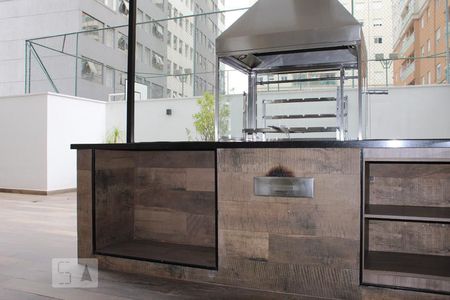 Apartamento para alugar com 26m², 1 quarto e 1 vagaÁrea gourmet