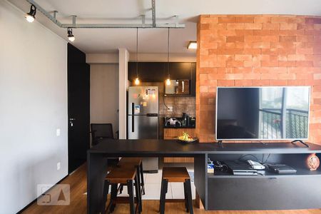 Sala de apartamento à venda com 2 quartos, 54m² em Vila Praia, São Paulo