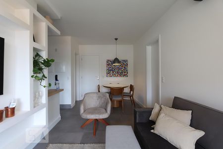 Sala de apartamento para alugar com 1 quarto, 47m² em Jardim Leonor, São Paulo