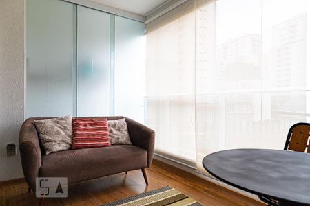 Studio para alugar com 34m², 1 quarto e 1 vaga Studio para alugar com 34m², 1 quarto e 1 vagaVaranda
