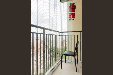 Varanda da Sala de apartamento à venda com 2 quartos, 49m² em Campestre, São Caetano do Sul