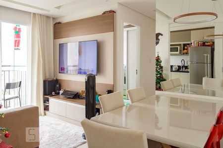 Sala de apartamento à venda com 2 quartos, 49m² em Campestre, São Caetano do Sul