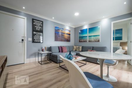 Sala de apartamento para alugar com 1 quarto, 55m² em Cidade Monções, São Paulo