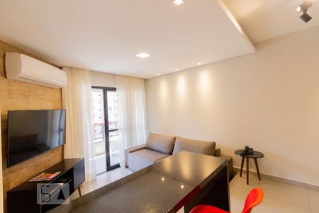 Sala de apartamento à venda com 1 quarto, 40m² em Cerqueira César, São Paulo