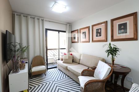Detalhe Sala de apartamento à venda com 3 quartos, 77m² em Lapa, São Paulo