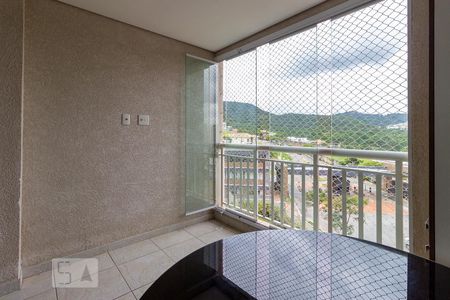 Varanda da Sala de apartamento à venda com 2 quartos, 73m² em Tamboré, Santana de Parnaíba