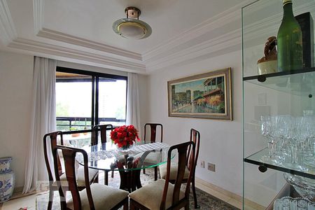 Sala de Jantar de apartamento à venda com 4 quartos, 190m² em Parque Bairro Morumbi, São Paulo